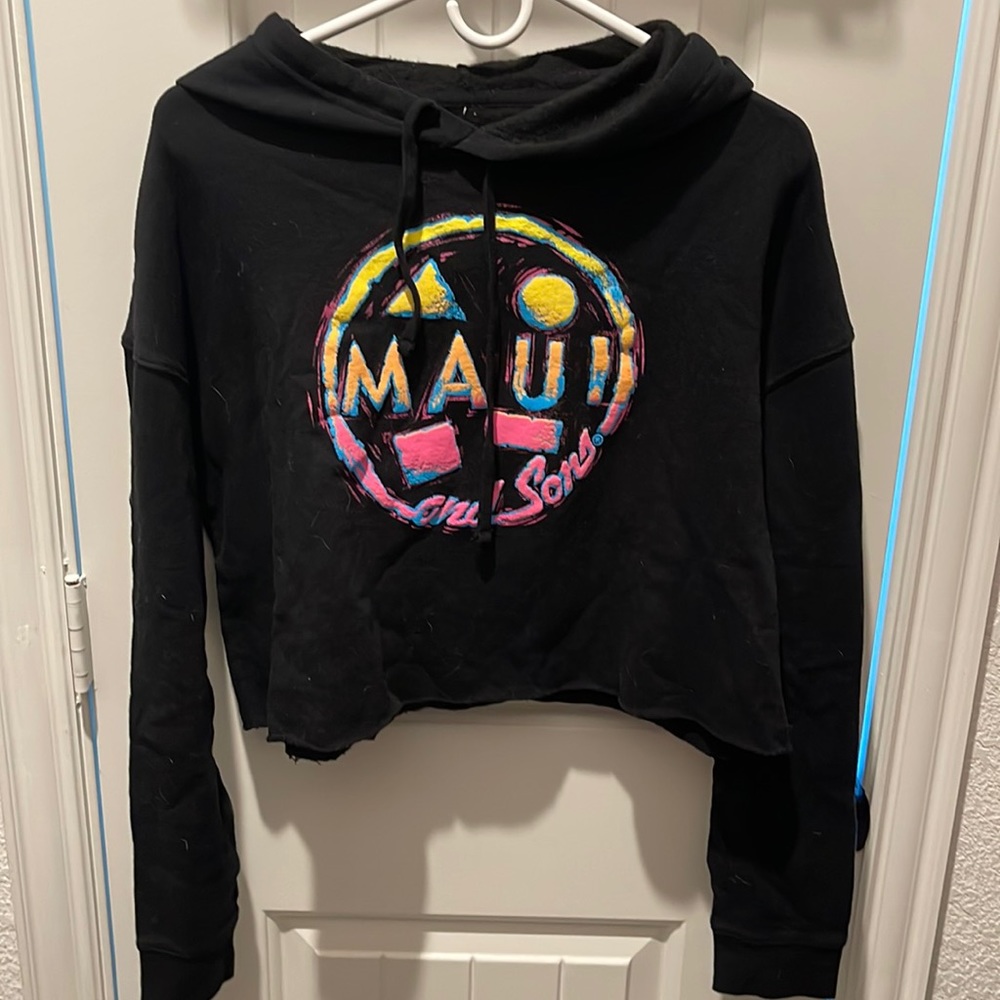 Maui and Sons crop sweatshirt